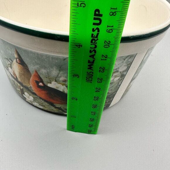 Hautman Brothers rare cardinal serving bowl 8” - Picture 7 of 10